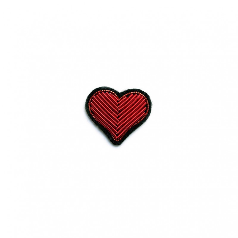 Broche Coeur rouge - Macon&Lesquoy