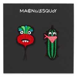 Ecussons concombre Masqué et Betterave - Macon&Lesquoy