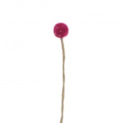 Fleur en laine - Boule - AVEVA