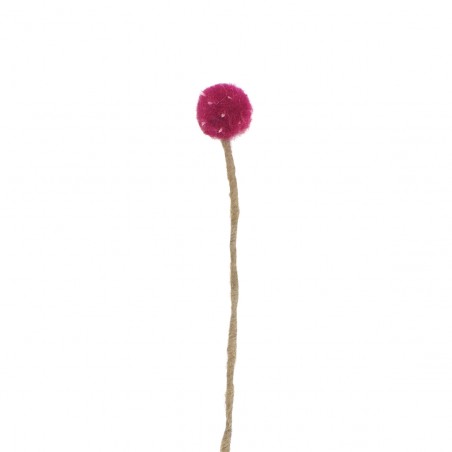 Fleur en laine - Boule - AVEVA