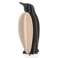 Lovi Pingouin Décoration en bois de bouleau