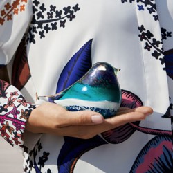 Oiseau en verre soufflé - Octaevo