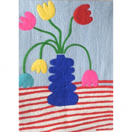Décoration murale en laine - Tulipes - AVEVA
