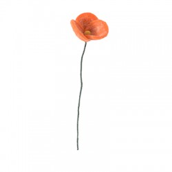 Fleur en laine - Coquelicot - AVEVA