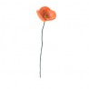 Fleur en laine - Coquelicot - AVEVA