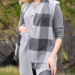 Echarpe en laine Mérinos -...